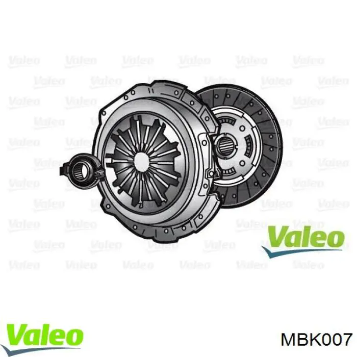 MBK007 VALEO Зчеплення в зборі