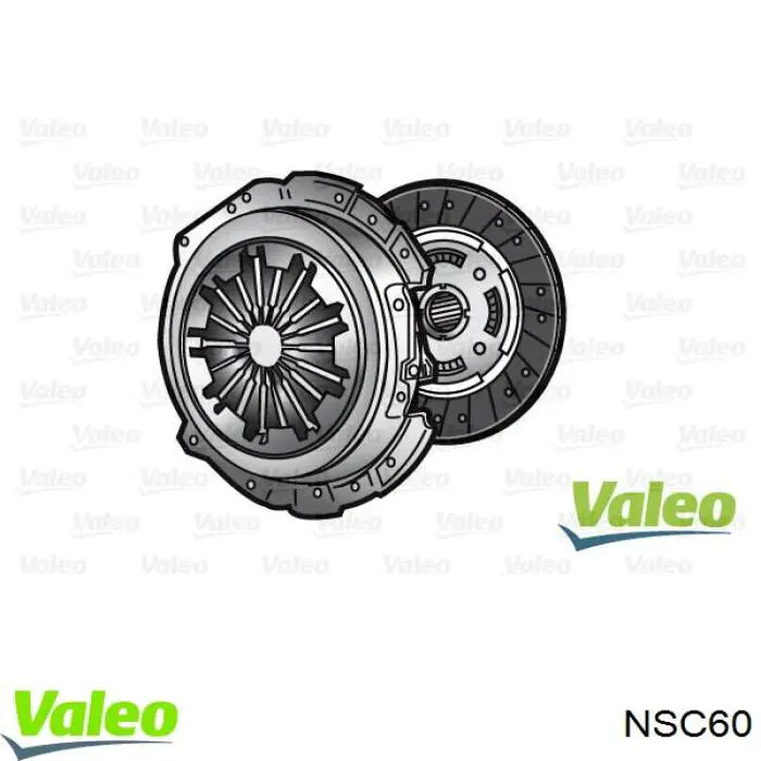 NSC60 VALEO Натискний диск зчеплення
