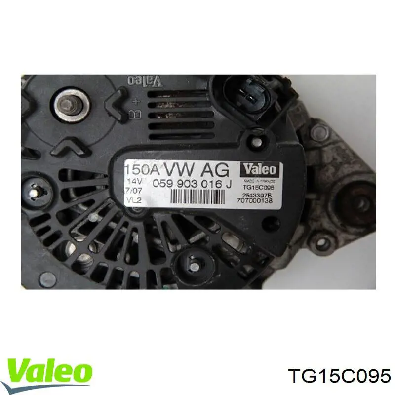 Генератор TG15C095 VALEO
