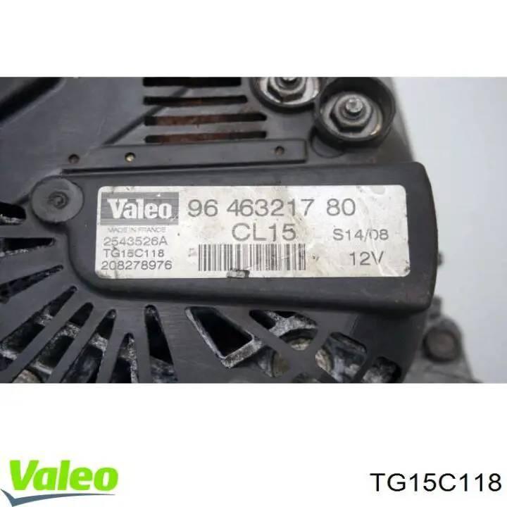 TG15C118 VALEO генератор