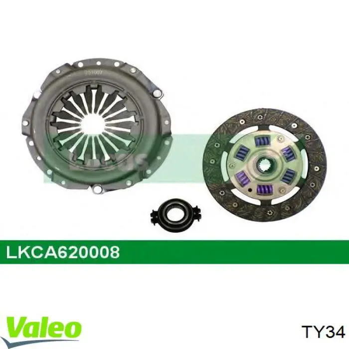 Диск зчеплення TY34 VALEO