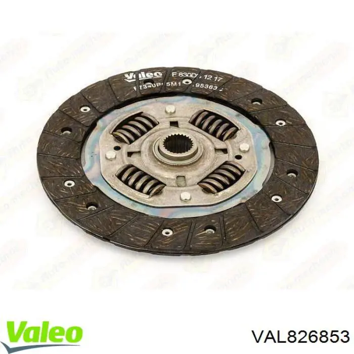VAL826853 VALEO комплект зчеплення (3 частини)