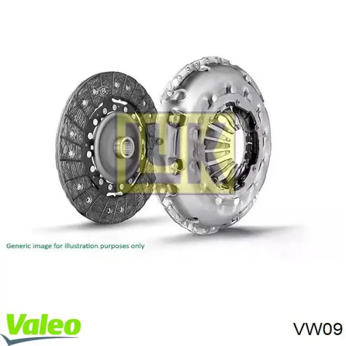 Зчеплення VALEO VW09 ціна, від 31.03 USD
