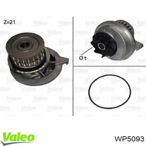 Водяний насос VALEO WP5093