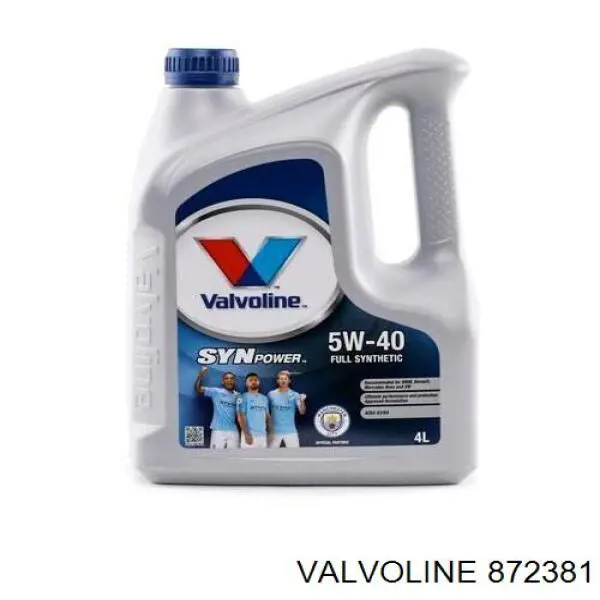 872381 Valvoline Масло моторне синтетическое Synpower Full Synthetic 5W-40, 4л