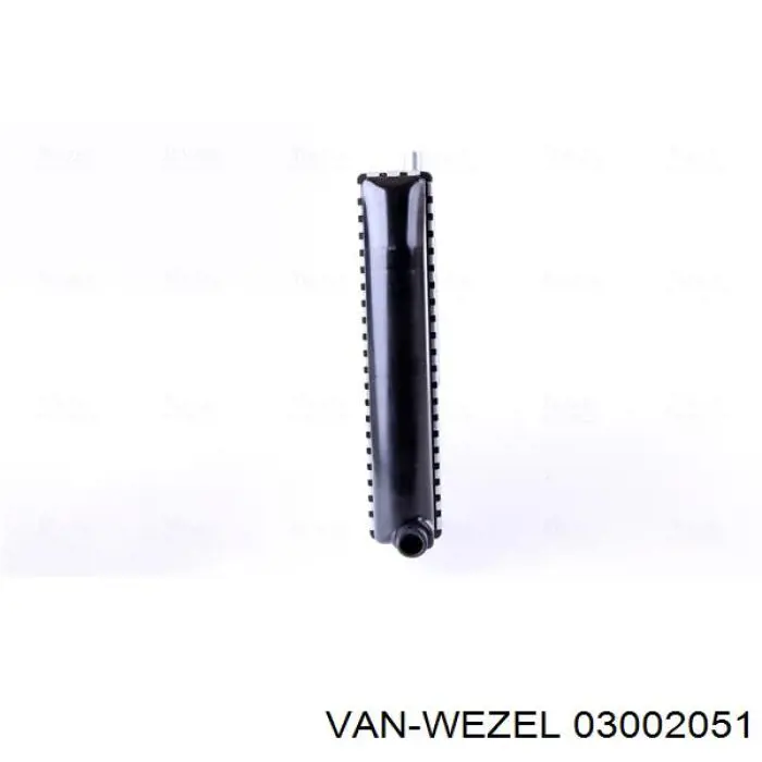 03002051 VAN Wezel радіатор охолодження двигуна