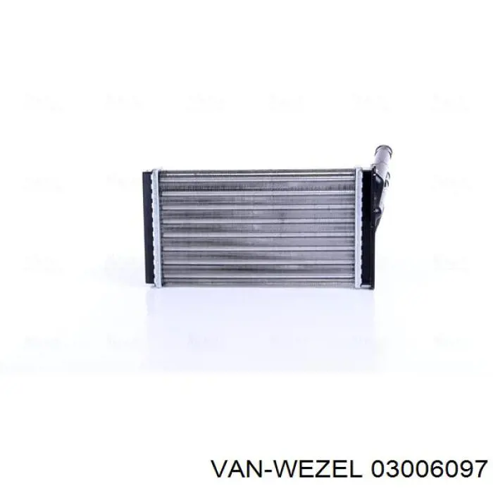 03006097 VAN Wezel радіатор пічки (обігрівача)