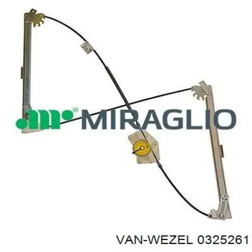 Склопідйомник з електродвигуном VAN Wezel 0325261 ціна, від 30.44 USD