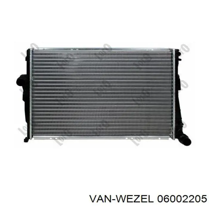 Радіатор 06002205 VAN Wezel