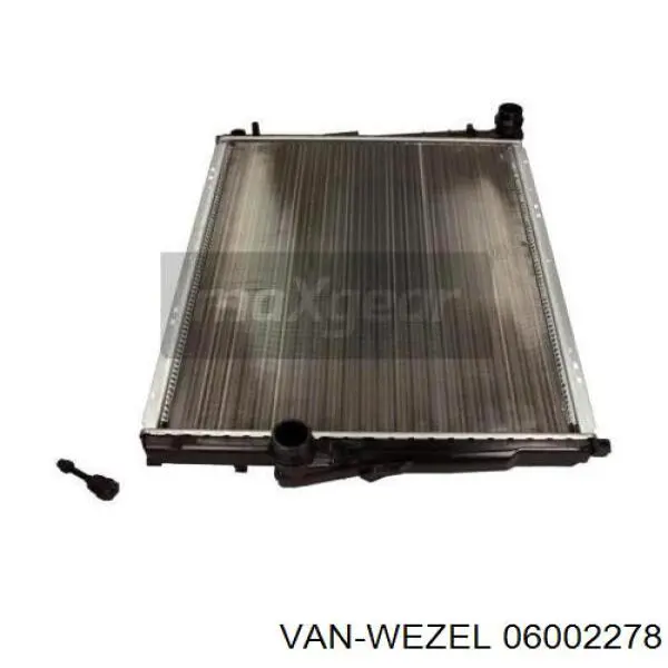 06002278 VAN Wezel радіатор охолодження двигуна