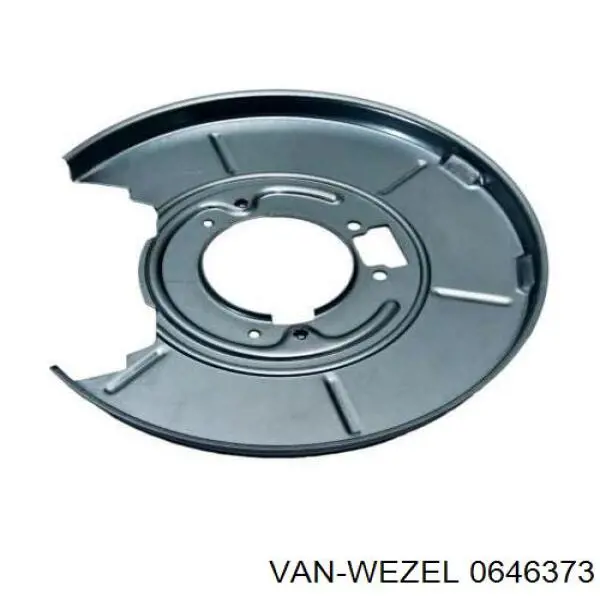 Захист гальмівного диска заднього, лівого VAN Wezel 0646373 ціна, від 12.18 USD