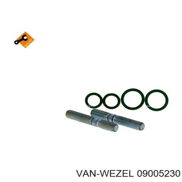 09005230 VAN Wezel радіатор кондиціонера