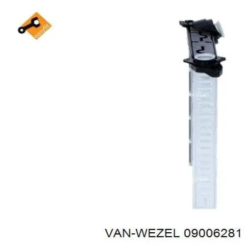 09006281 VAN Wezel радіатор пічки (обігрівача)