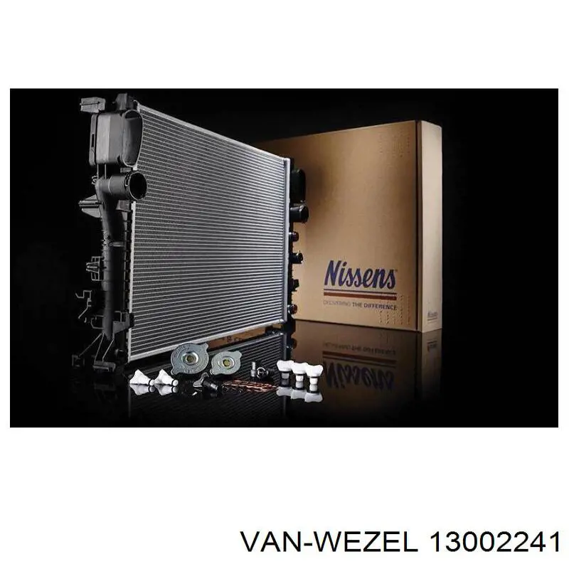 Радіатор 13002241 VAN Wezel