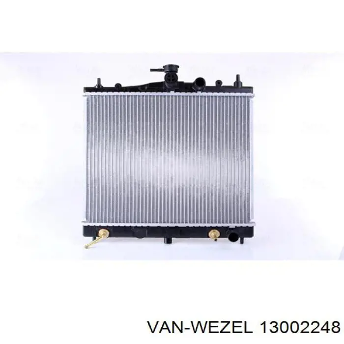 13002248 VAN Wezel радіатор охолодження двигуна