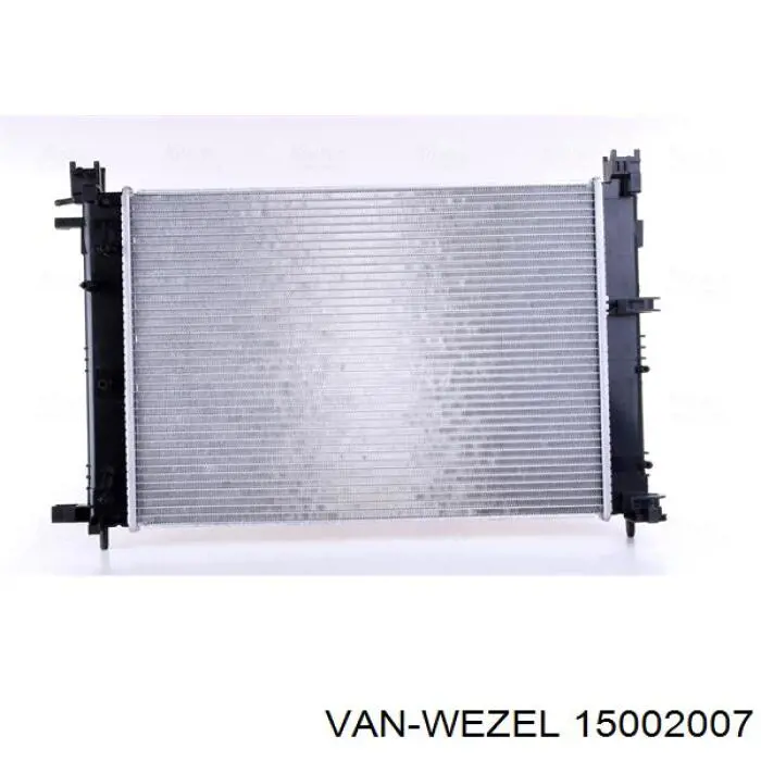 15002007 VAN Wezel радіатор охолодження двигуна