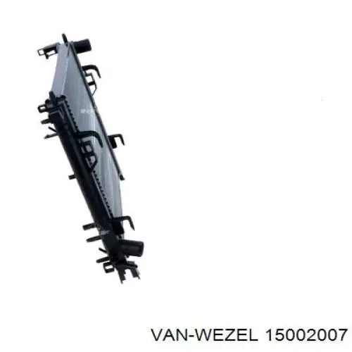 Радіатор основний VAN Wezel 15002007 ціна, від 63.97 USD