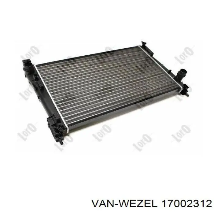 Радіатор основний VAN Wezel 17002312 ціна, від 42.58 USD