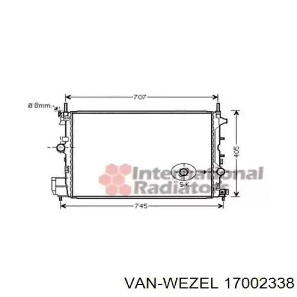 Радіатор основний Fiat/Alfa/Lancia 51749911 ціна, від 200.05 USD
