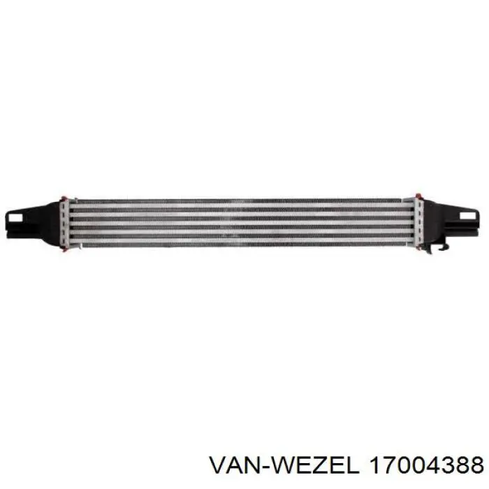 17004388 VAN Wezel радіатор интеркуллера