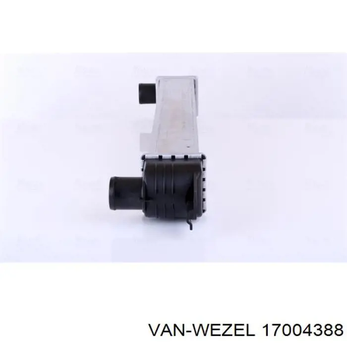 Купити 17004388 VAN Wezel Радіатор интеркуллера