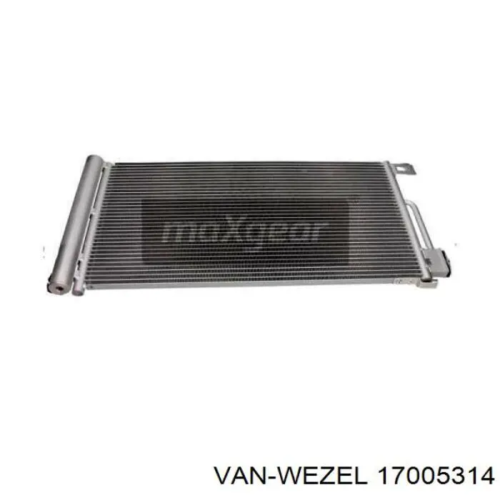 17005314 VAN Wezel радіатор кондиціонера