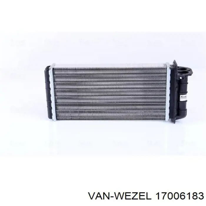 17006183 VAN Wezel радіатор пічки (обігрівача)