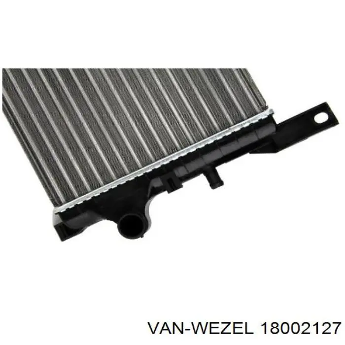 18002127 VAN Wezel радіатор охолодження двигуна