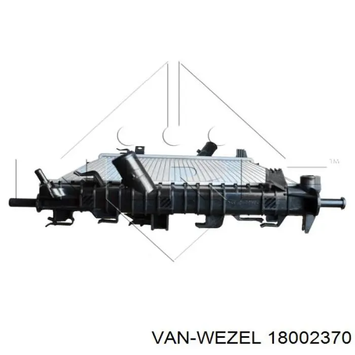 Купити 18002370 VAN Wezel Радіатор двигуна