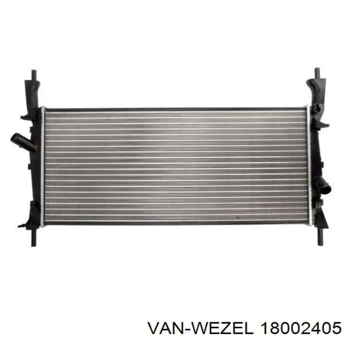 18002405 VAN Wezel радіатор охолодження двигуна