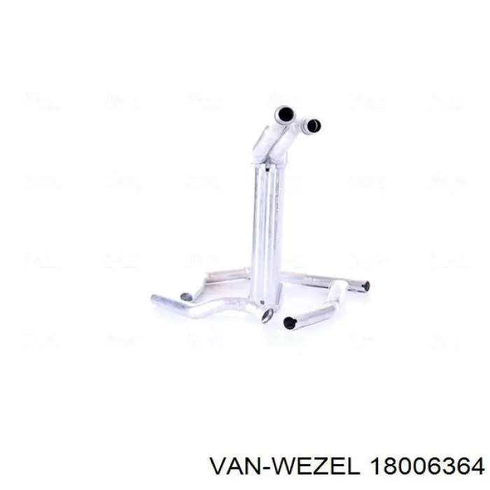 18006364 VAN Wezel радіатор пічки (обігрівача)