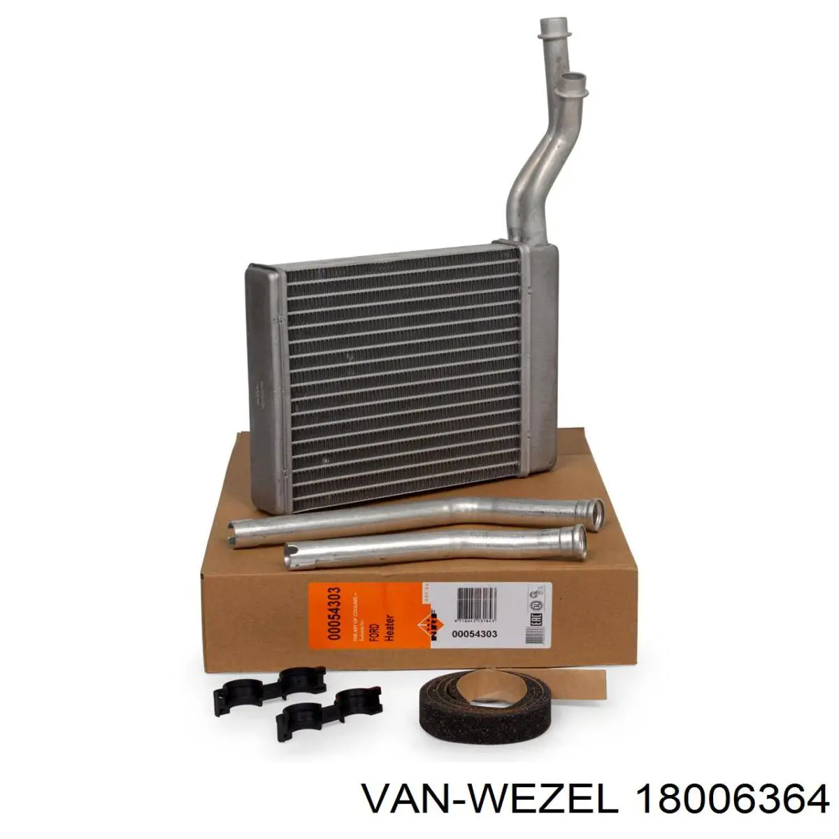 Радіатор пічки (обігрівача) VAN Wezel 18006364 ціна, від 37.59 USD