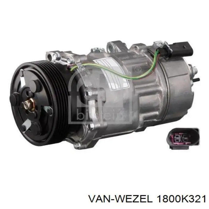 Купити 1800K321 VAN Wezel Компресор кліматичної установки