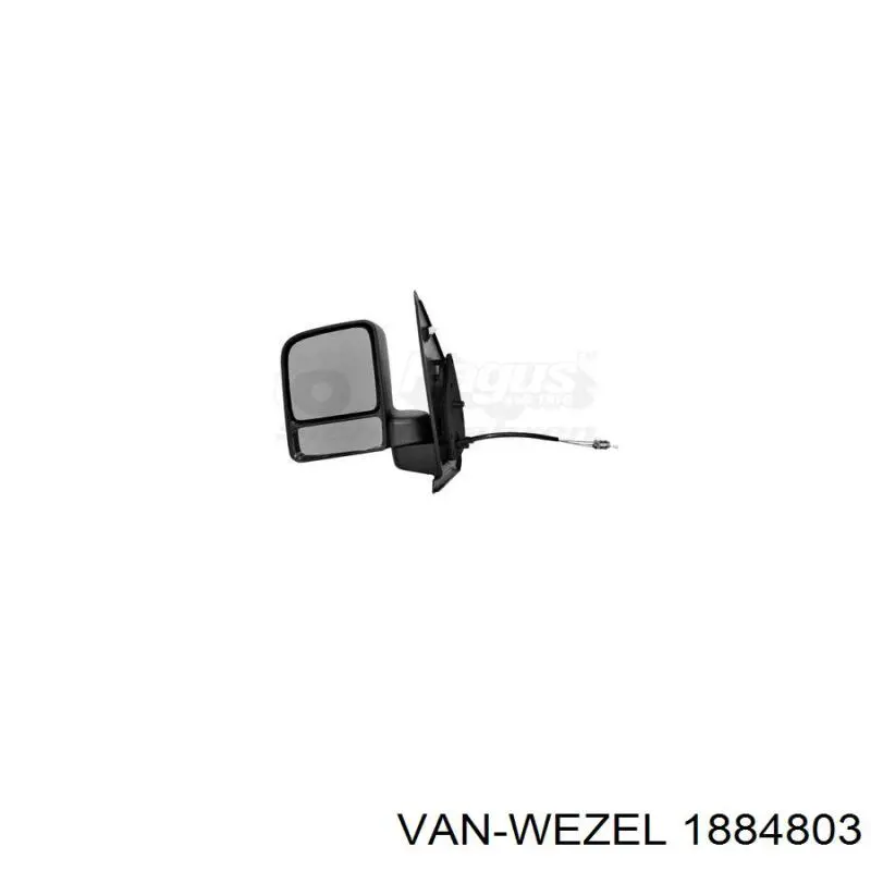 1884803 VAN Wezel дзеркало заднього виду, ліве