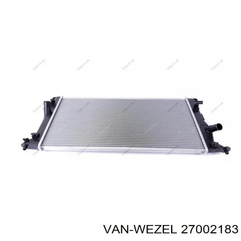 Радіатор основний VAN Wezel 27002183 ціна, від 61.41 USD