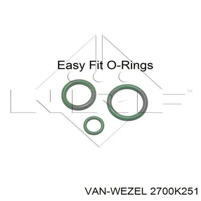 Компресор кондиціонера 2700K251 VAN Wezel