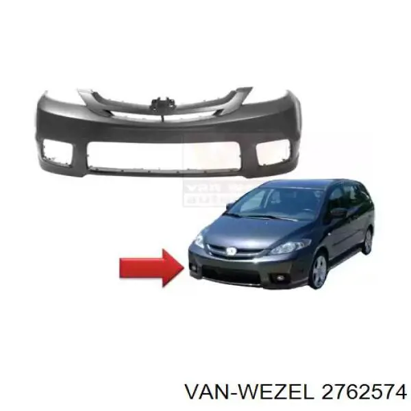 Купити CCZ35003XBB Mazda Буфер (бампер) передній