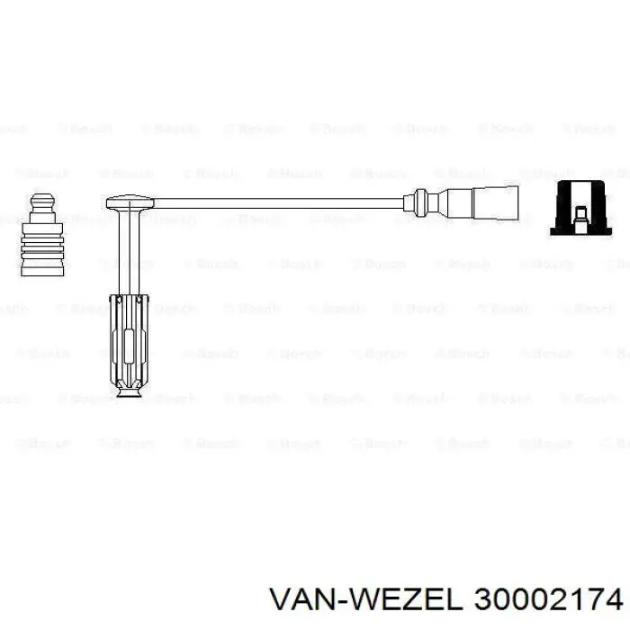 30002174 VAN Wezel радіатор охолодження двигуна