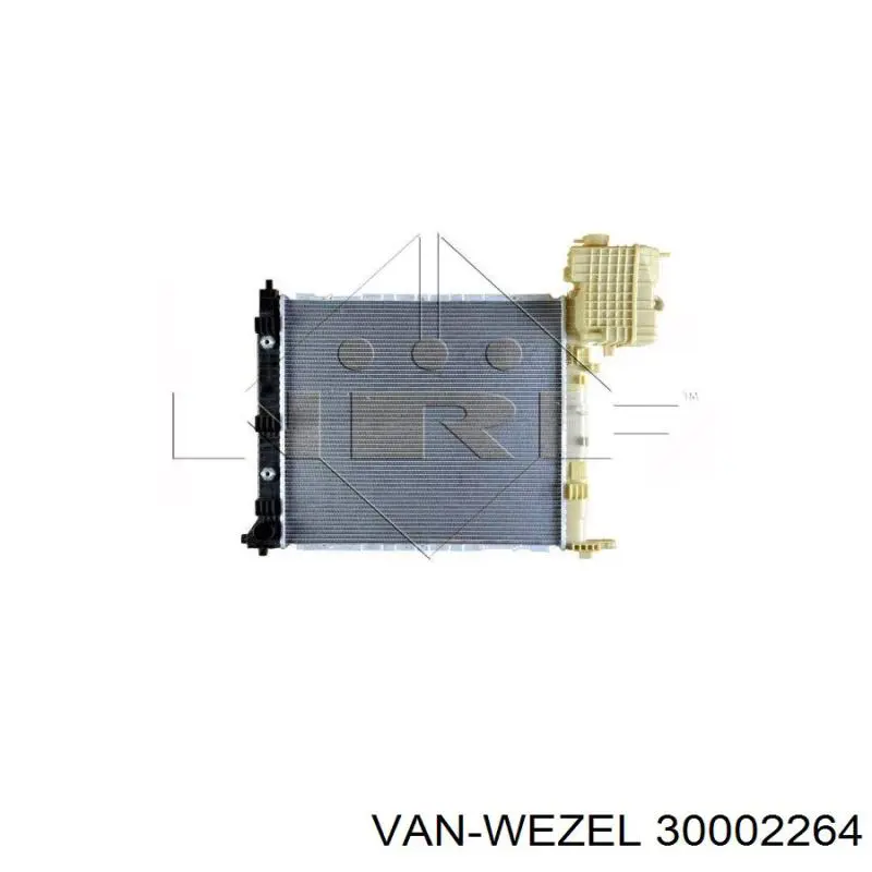 Радіатор основний VAN Wezel 30002264 ціна, від 205.62 USD