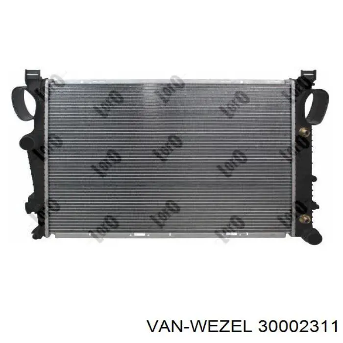 30002311 VAN Wezel радіатор охолодження двигуна