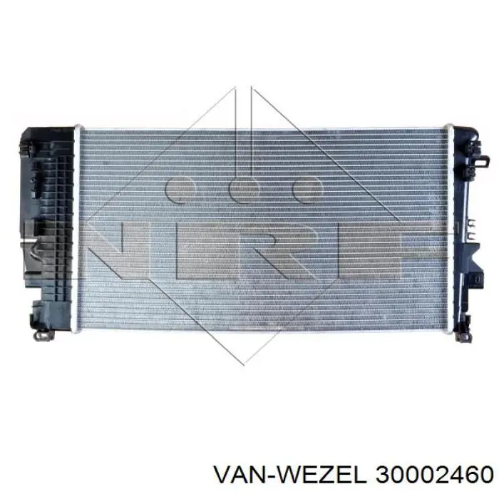 30002460 VAN Wezel Радіатор охолодження двигуна