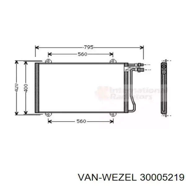 30005219 VAN Wezel Конденсатор