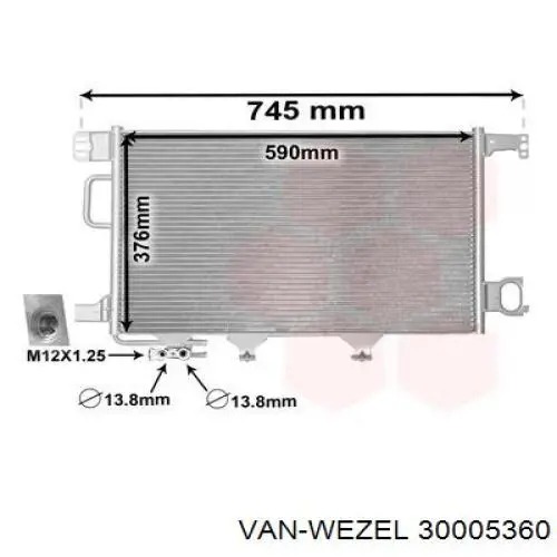 30005360 VAN Wezel Конденсатор