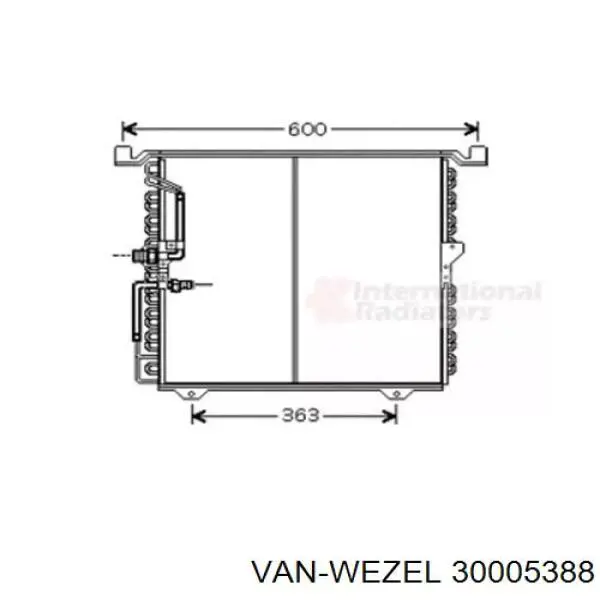 Конденсатор кондиціонера Mercedes A4635000354 ціна, від 1491.96 USD