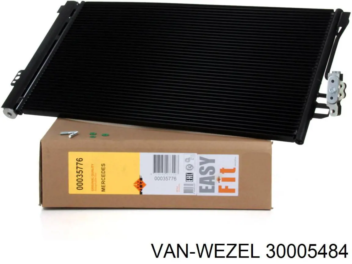 Радіатор охолодження кондиціонера VAN Wezel 30005484