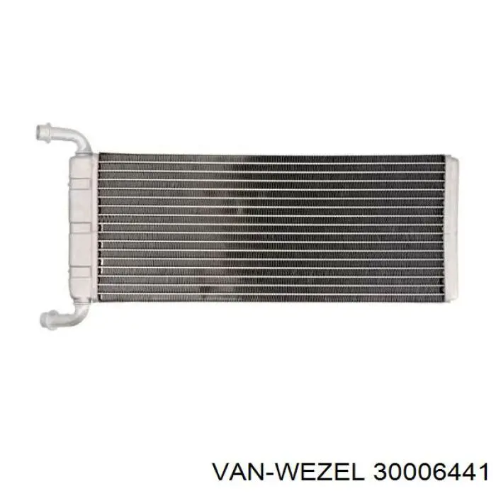 Радіатор пічки 30006441 VAN Wezel
