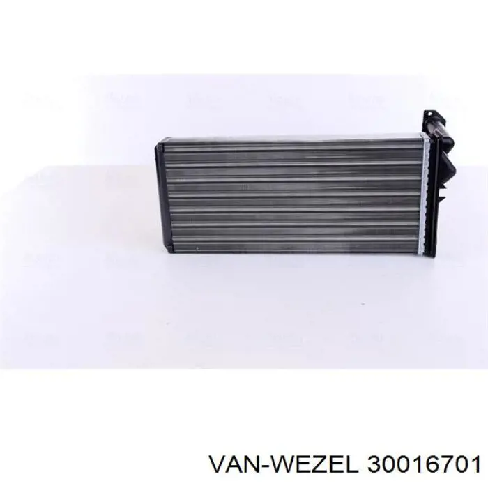 Радіатор пічки (обігрівача) VAN Wezel 30016701 ціна, від 34.89 USD