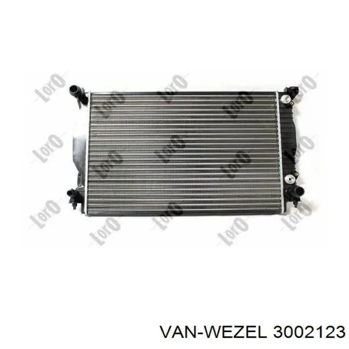 Радіатор 3002123 VAN Wezel