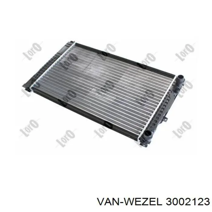 Радіатор основний VAN Wezel 3002123 ціна, від 47.27 USD