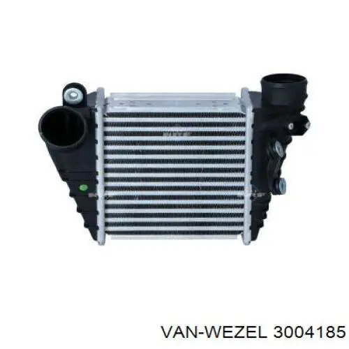 3004185 VAN Wezel радіатор интеркуллера